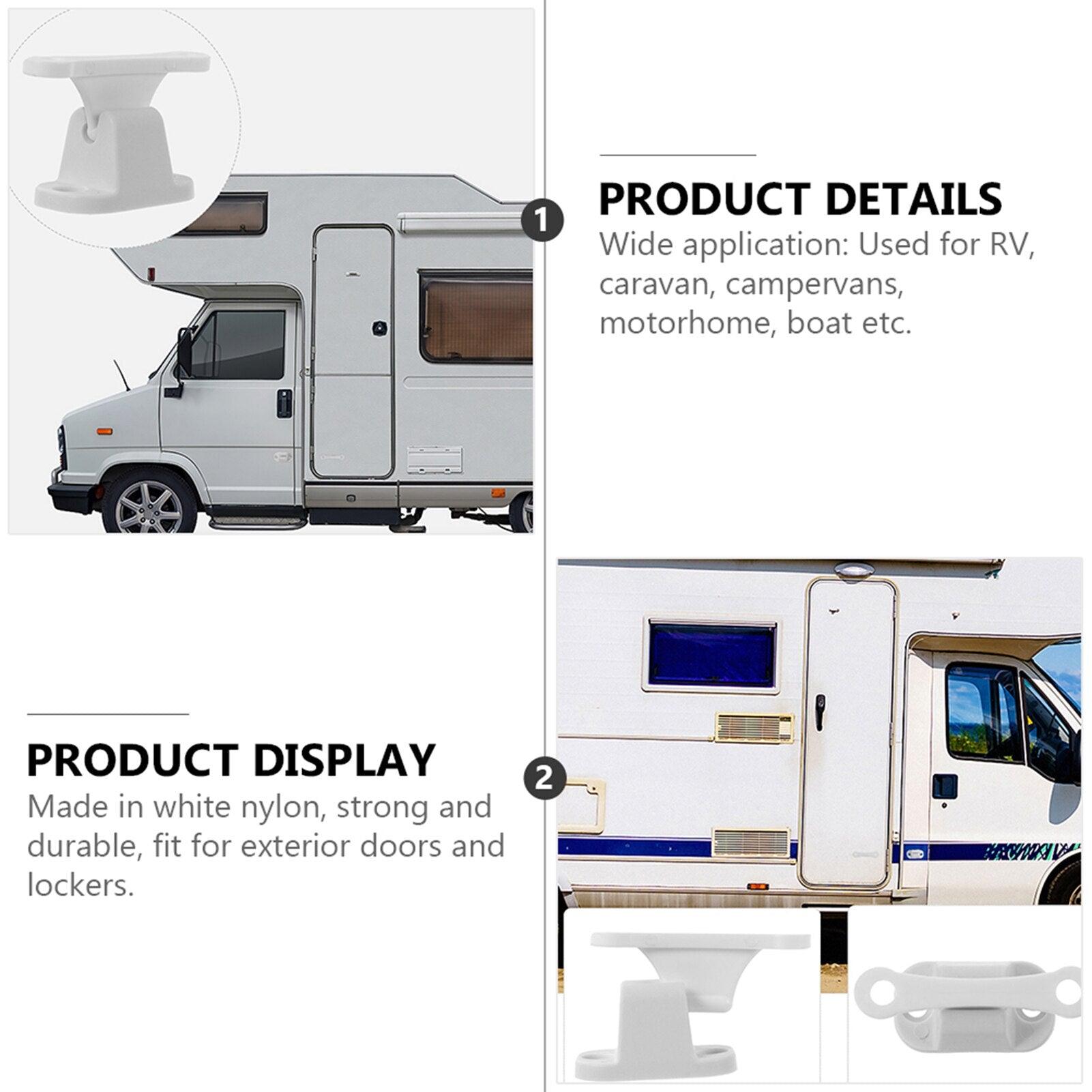 Caravan Door Catch Retainer Holder RV Motorhome Boat Door Lock Stopper Clip Latch Camper Door Retainer Holder Accessories - KinglyDay