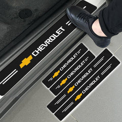 Carbon Fiber Threshold Protection Stickers for Chevrolet Cruze, Captiva, Aveo, Spark, Sail, and Lacetti - KinglyDay