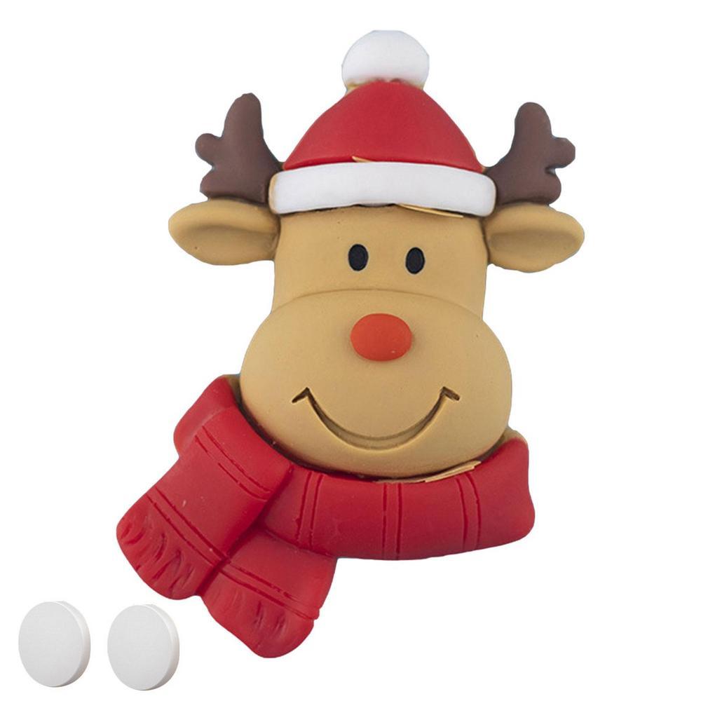 Christmas Car Air Freshener Santa Cute Deer Car Fragrance Air Outlet Decorations Automotive Vent Clips Scent Diffuser Nice Gifts - KinglyDay