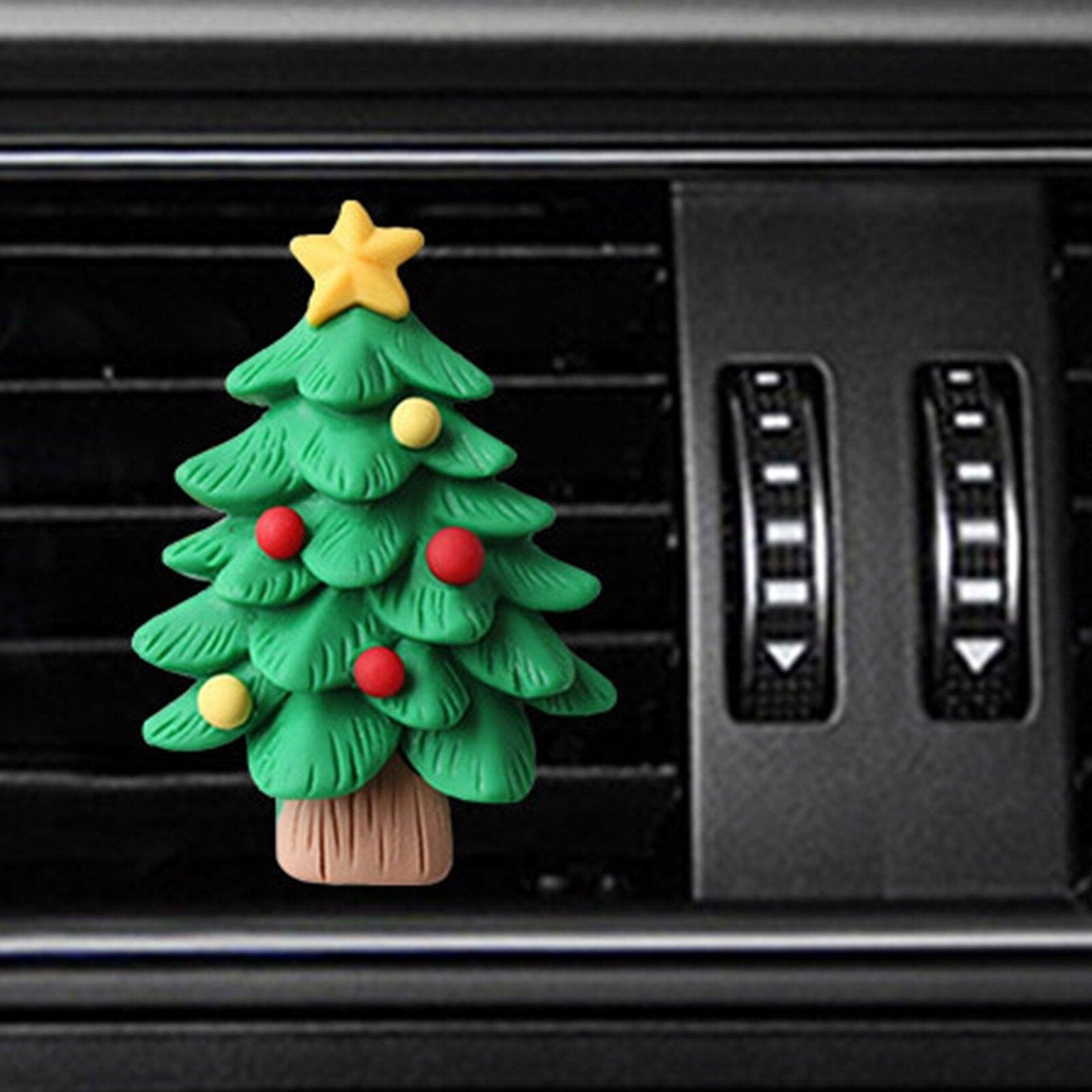 Christmas Car Air Perfume Clip Car Borne Scented Air Conditioning Perfume Decorations Christmas Tree Decoration Car Accessories - KinglyDay