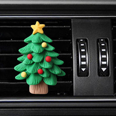 Christmas Car Air Perfume Clip Car Borne Scented Air Conditioning Perfume Decorations Christmas Tree Decoration Car Accessories - KinglyDay