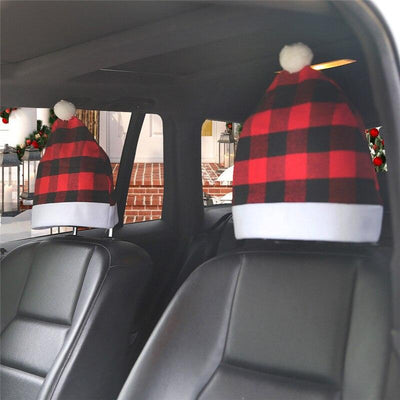 Christmas Car Chair Cover Merry Christmas Decorations for Car Navidad 2022 Xmas Decor Gifts Happy New Year 2023 Kerst Natale - KinglyDay