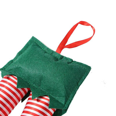 Christmas Car Decoration Elf Leg Santa Claus Leg Christmas Car Accessories Leg Pendant Christmas Car Gift - KinglyDay
