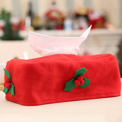 Christmas Decorations for Home Xmas Tissue Box Cover Table Decor New Year 2023 Adornos De Navidad Noel Party Decor Ornaments - KinglyDay