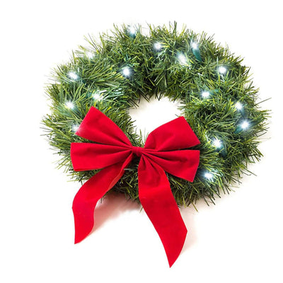 Christmas Wreath For Car Christmas Car Wreath Accessories Christmas Decor Easily Mounts To Car Or Truck Front Grille - KinglyDay