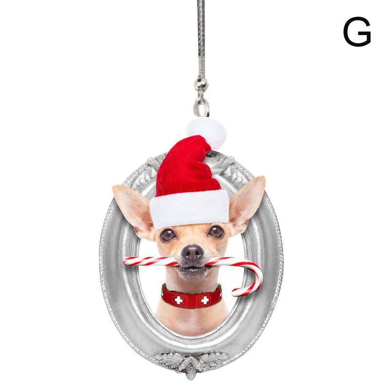 Creative Car Cat Puppy Pendant Car Christmas Pendant Decoration Car Hanging Ornament Cute Cat Puppy Pendant - KinglyDay