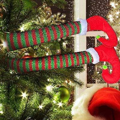 Elf Christmas Decorations Car Accessories Interior Woman Vehicle Fireplace Car Hanging Ornaments Holiday Gift for Kids Children - KinglyDay