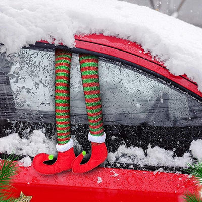 Elf Christmas Decorations Car Accessories Interior Woman Vehicle Fireplace Car Hanging Ornaments Holiday Gift for Kids Children - KinglyDay