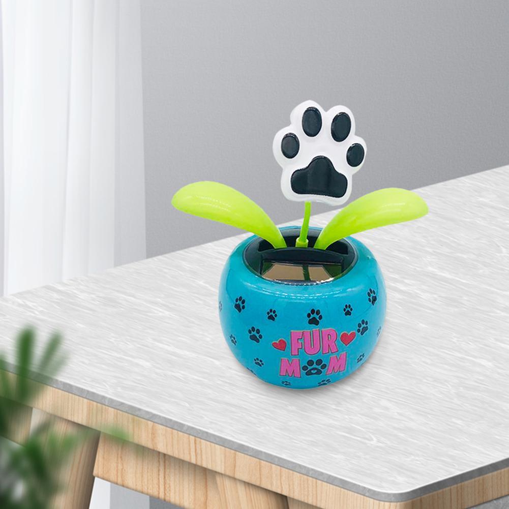 Fashion Solar Powered Dancing Flower Toy Office Desk Car Decor Funny Electric Toys for Kids Christmas Gift - KinglyDay
