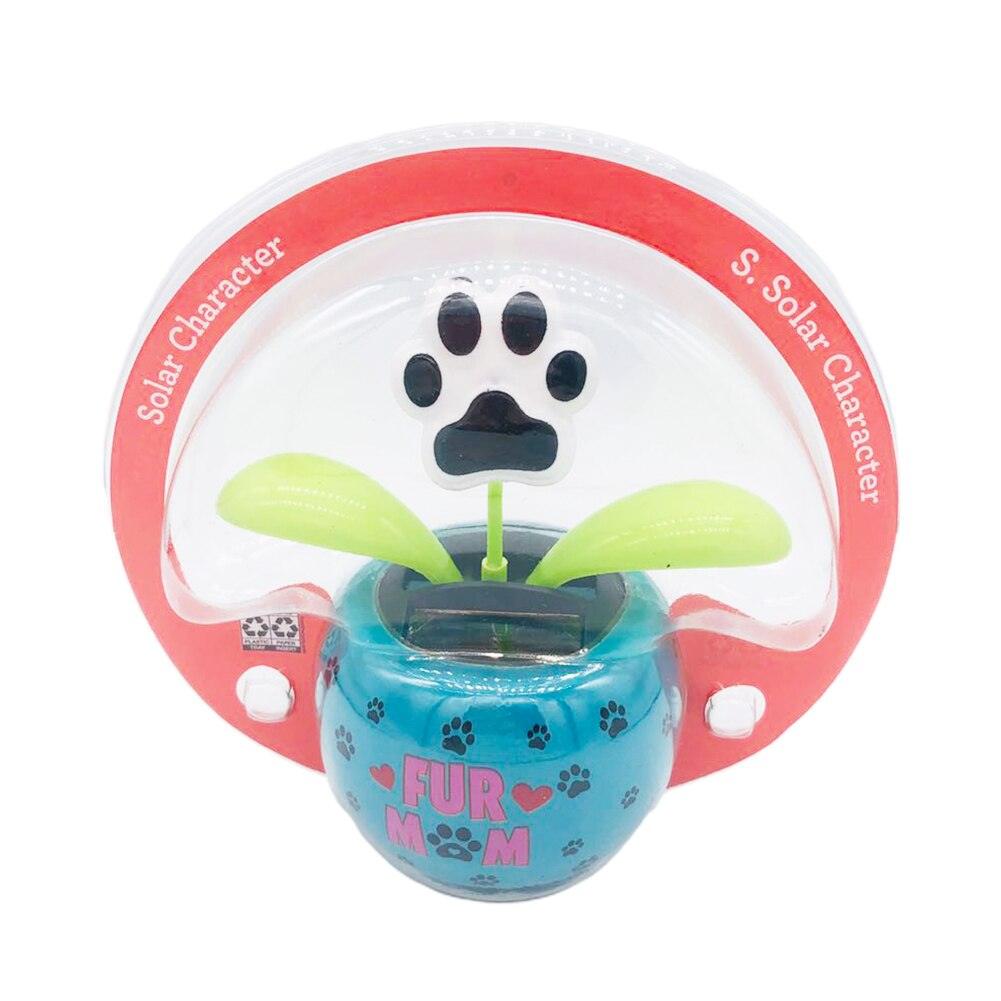 Fashion Solar Powered Dancing Flower Toy Office Desk Car Decor Funny Electric Toys for Kids Christmas Gift - KinglyDay