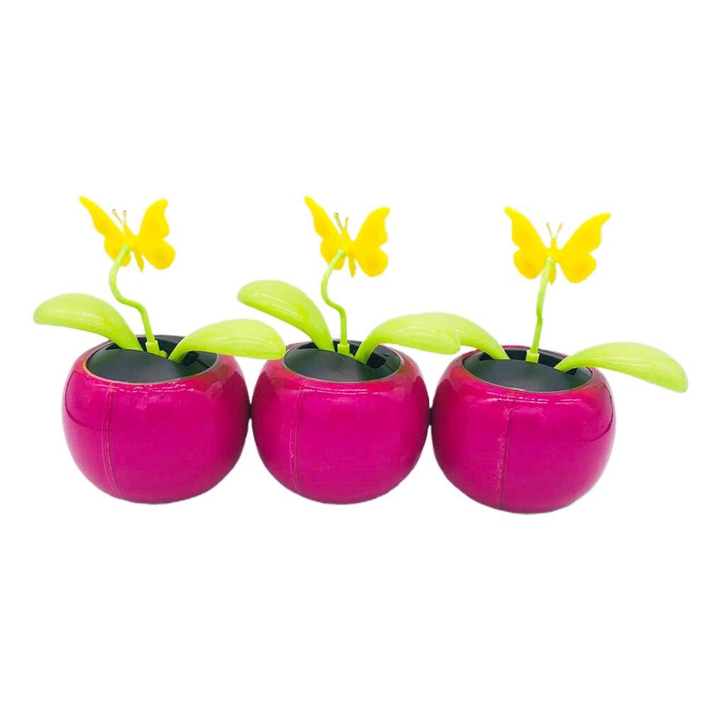 Fashion Solar Powered Dancing Flower Toy Office Desk Car Decor Funny Electric Toys for Kids Christmas Gift - KinglyDay