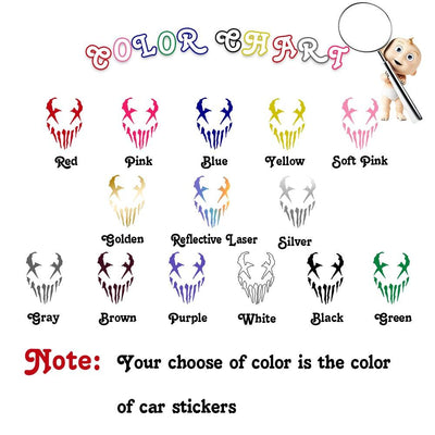 Fear Vinyl Claw Marks Car Sticker Waterproof Ghost Decal Motorcycle Scratch Stripe Decoration For Trucks Vans Laptop - KinglyDay
