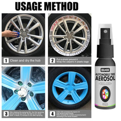 Film Tearable Car Tire Coat Self-painting 30ml Auto Wheel Spray Film Car Tire Color Change Wheel Hub Paint Auto Wheel Spraying - KinglyDay