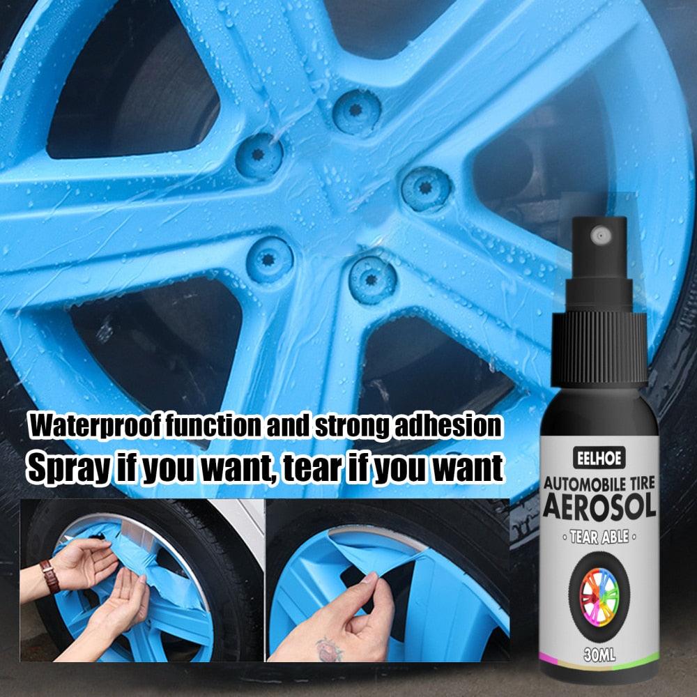 Film Tearable Car Tire Coat Self-painting 30ml Auto Wheel Spray Film Car Tire Color Change Wheel Hub Paint Auto Wheel Spraying - KinglyDay