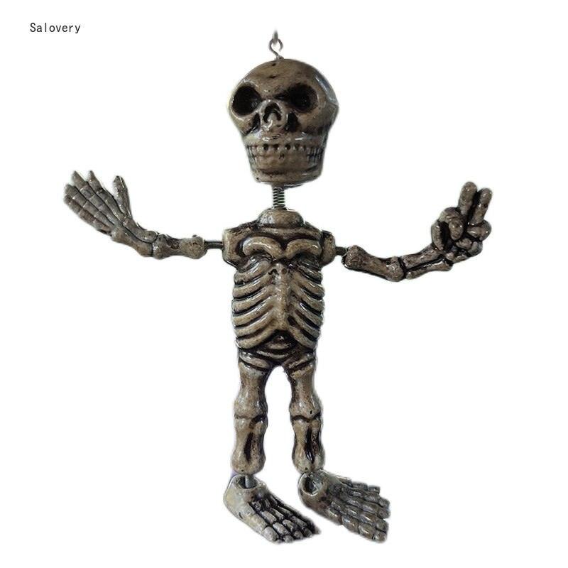 Funny Car Accessories Interior Creative Skull Car Pendant DIY Pendant Resin Accessories Halloween Funny Rearview Mirror Decor - KinglyDay
