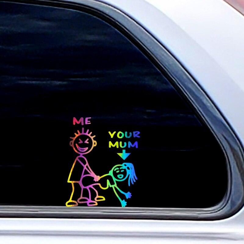 Funny Making My Stick Family Die Cut Vinyl Decal Sticker For Car Truck Motorcycle Window Bumper Wall Decor - KinglyDay