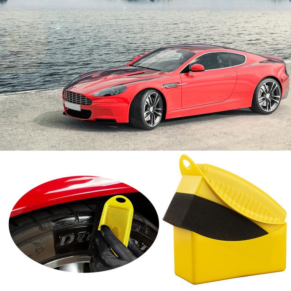 Car Wheel Polishing Waxing Sponge Brush High Pressure Cleaner Car Tire Cleaning Brush Car Products Car Detail Clean Accessories - KinglyDay