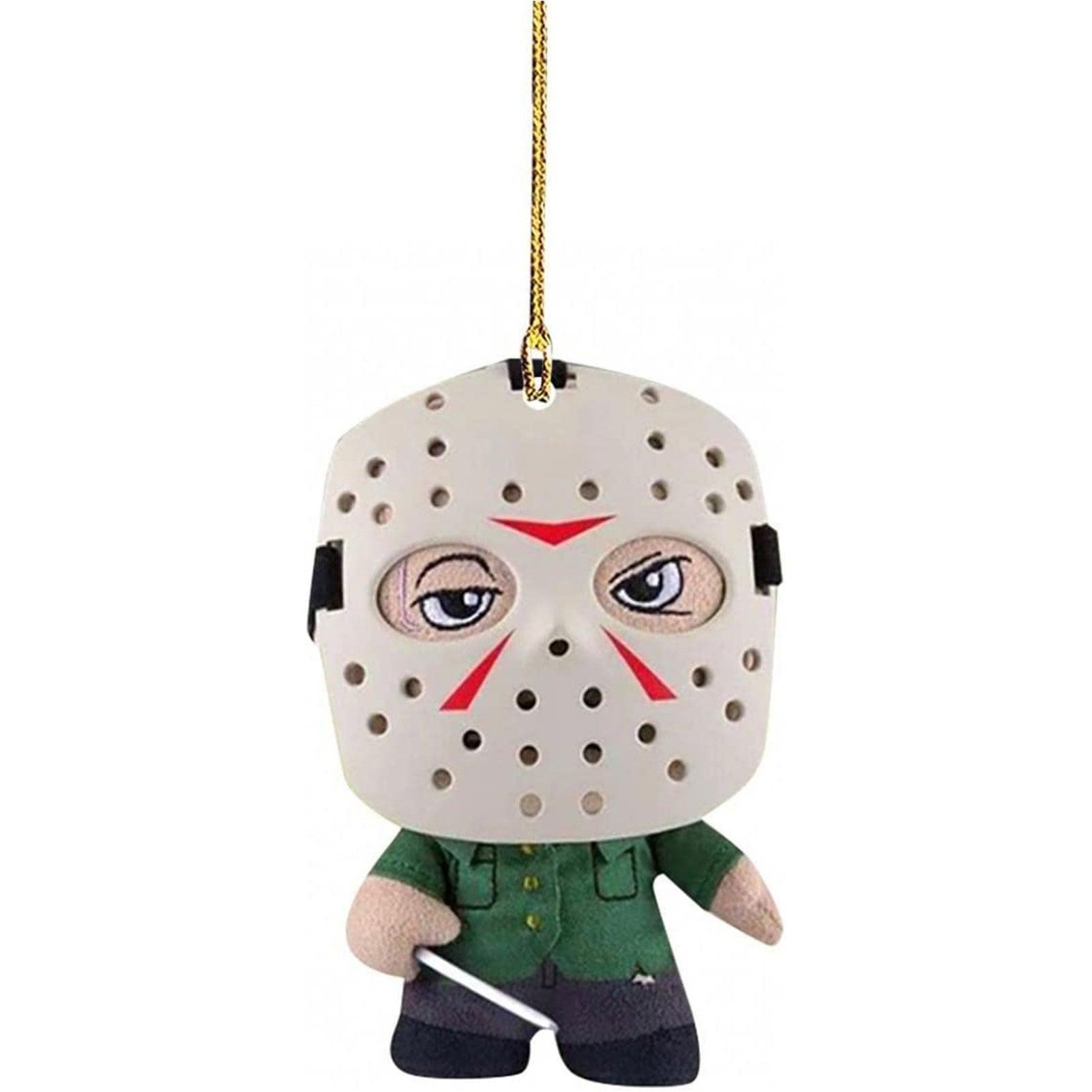 Halloween Christmas Horror Decoration Car Mirror Pendant Ornament Horror Movie Character Personalized Hanging Ornaments For Cars - KinglyDay