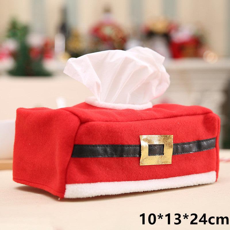 Christmas Decorations for Home Xmas Tissue Box Cover Table Decor New Year 2023 Adornos De Navidad Noel Party Decor Ornaments - KinglyDay