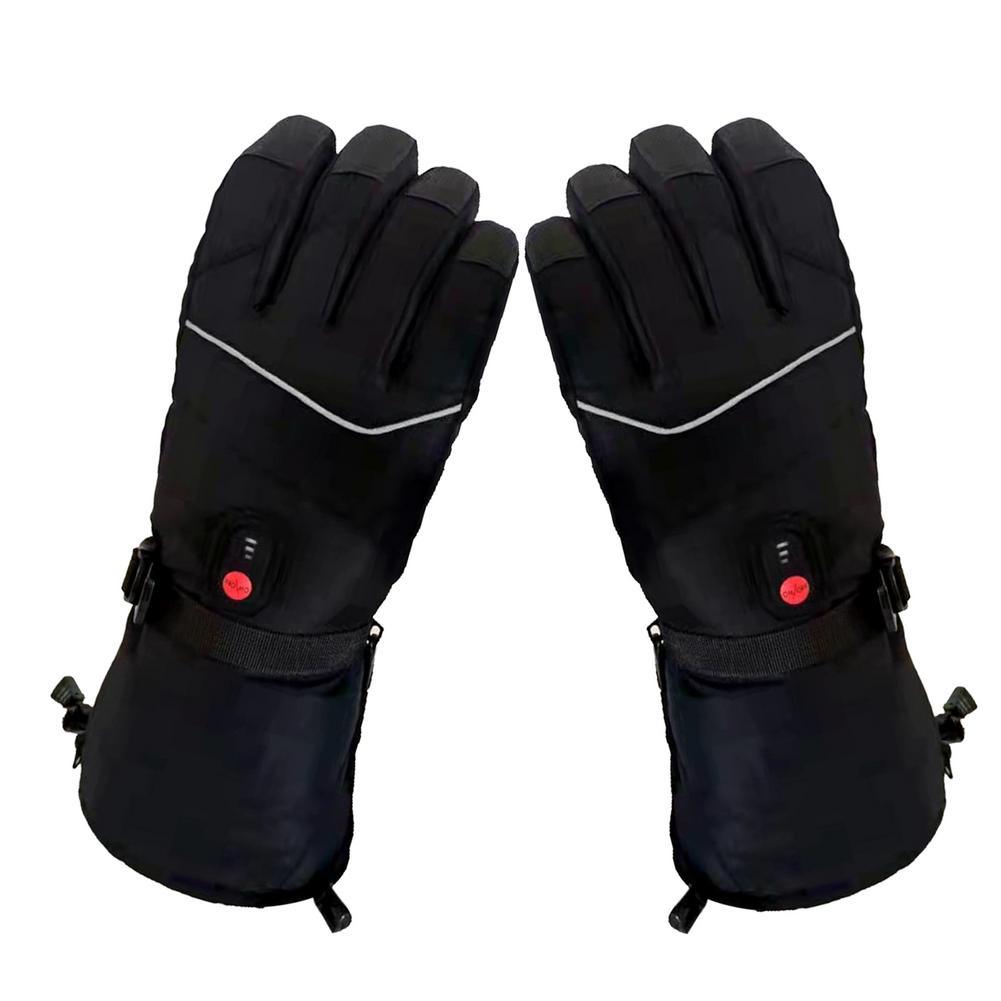 Heated Gloves & Winter Gloves ,Motorcycle Gloves,3 Heating Levels Waterproof & Rechargeable Touch Screen Heated Gloves - KinglyDay