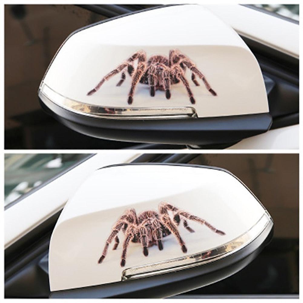 3D Spider Lizard Scorpion Car Sticker 3D animal pattern Vehicle Window Mirror Bumper Decal Decor Water-resistant High stickiness - KinglyDay