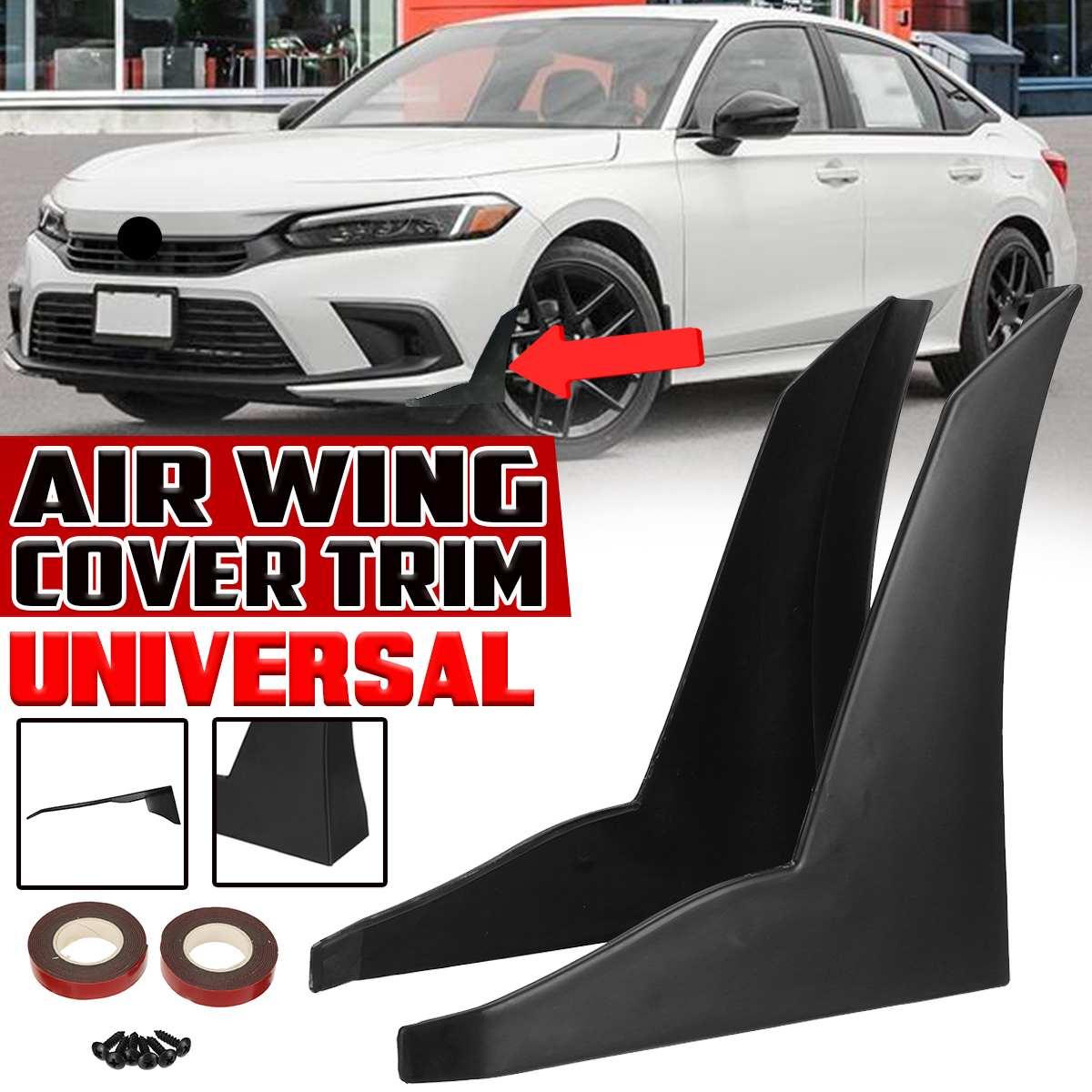 2x Car Side Fender Vent Air Wing Cover Trim for Subaru WRX STI Impreza BRZ for Legacy for Outback Bumper Side Splitters Winglet - KinglyDay