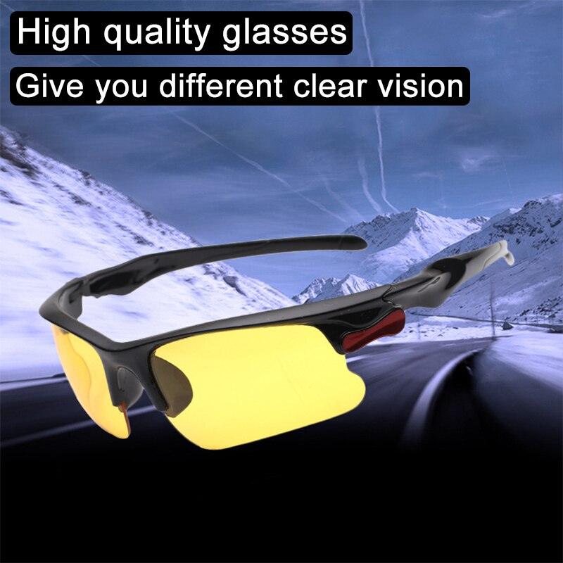 Day Night Car Vision Driver's Eyewear Anti Anti-Glare Night Vision Driver Goggles Night Driving Enhanced Light Glasses - KinglyDay