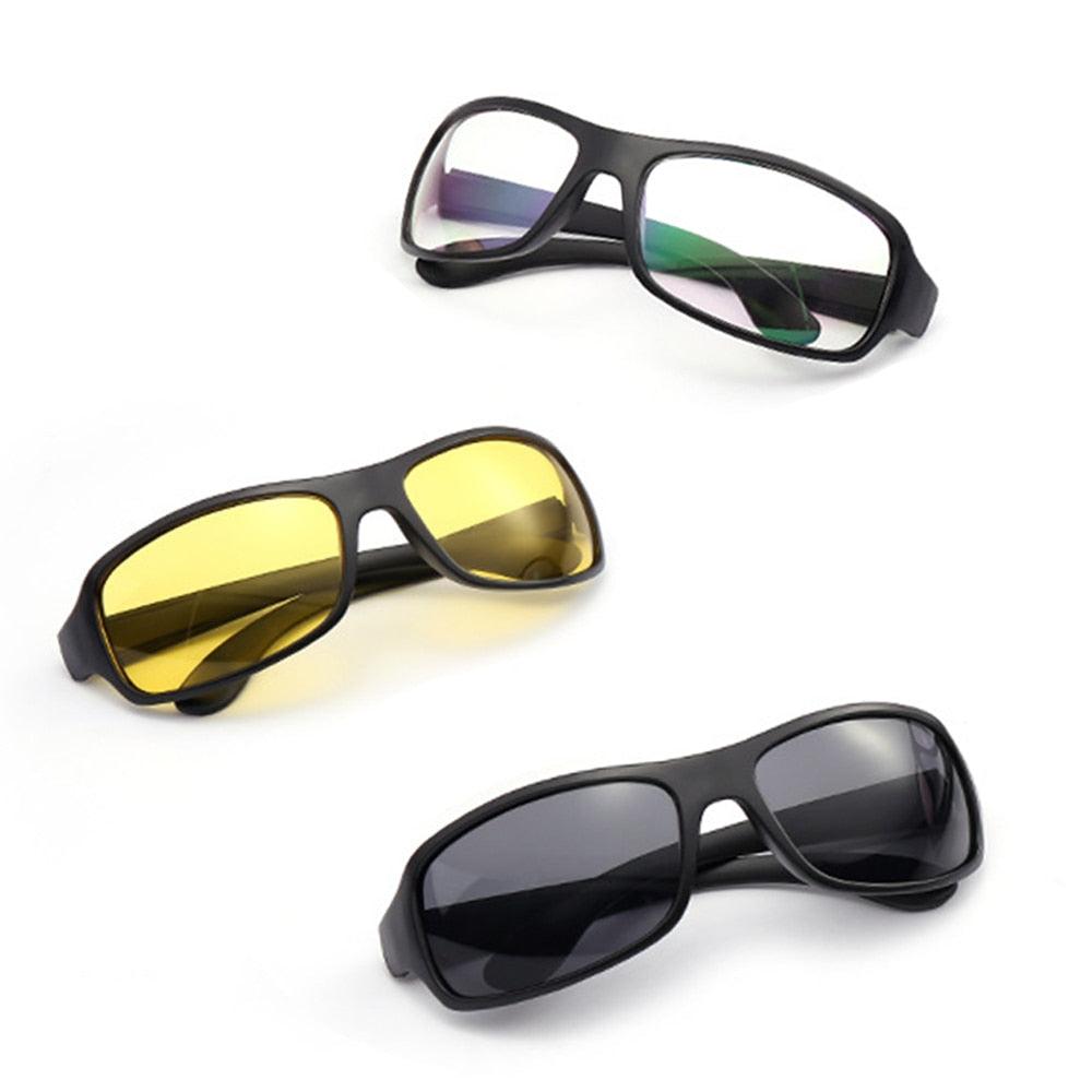 Day Night Car Vision Driver's Eyewear Anti Anti-Glare Night Vision Driver Goggles Night Driving Enhanced Light Glasses - KinglyDay