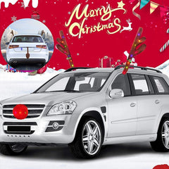 LED Illuminated Antlers Car Decoration Cute Christmas Decor Three Lighting Modes Christmas Supplies Car Reindeer Antlers Doffer - KinglyDay