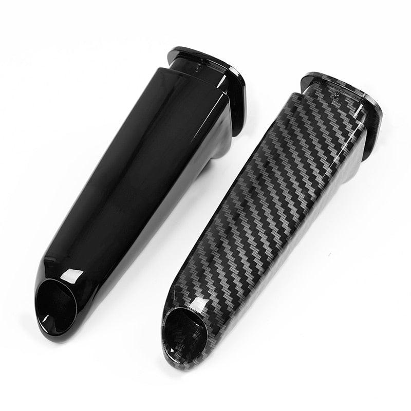 Car Handbrake Grips Cover Trim for BMW E46 E90 E91 E92 E93 E86 E87 F31 F32 F61 F20Universal Carbon Fiber Pattern Accessories - KinglyDay