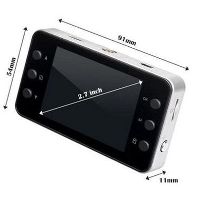 K6000 2.7" Full HD 1080P Car DVR Camcorder Camera Video Recorder Dash Cam G-Sensor Night Vision
