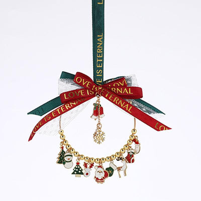 Car Pendant Christmas Car Decoration Gift Car Hanging Creative Rearview Mirror Pendant Christmas Car Ornament - KinglyDay