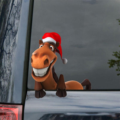 Christmas Style Elk Fun Car Rear Windshield Car Decal Decorative Waterproof Car Sticker - KinglyDay