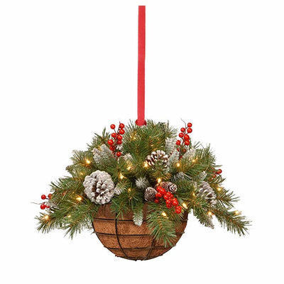 Wreath Christmas Tree Decorations Christmas Tree Wooden Pendant Hanging Ornaments Mini Pendant For Wall Window Tree Car Rearview - KinglyDay