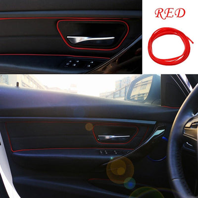 Car Decorative Trim Strips Styling Auto Accessories Interior Exterior Moulding Strip Line Pink And Purple Color - KinglyDay