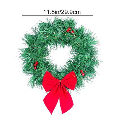 Christmas Wreath For Car Christmas Car Wreath Accessories Christmas Decor Easily Mounts To Car Or Truck Front Grille - KinglyDay