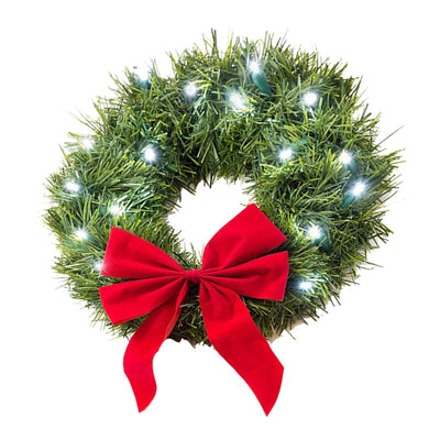 Christmas Wreath For Car Christmas Car Wreath Accessories Christmas Decor Easily Mounts To Car Or Truck Front Grille - KinglyDay