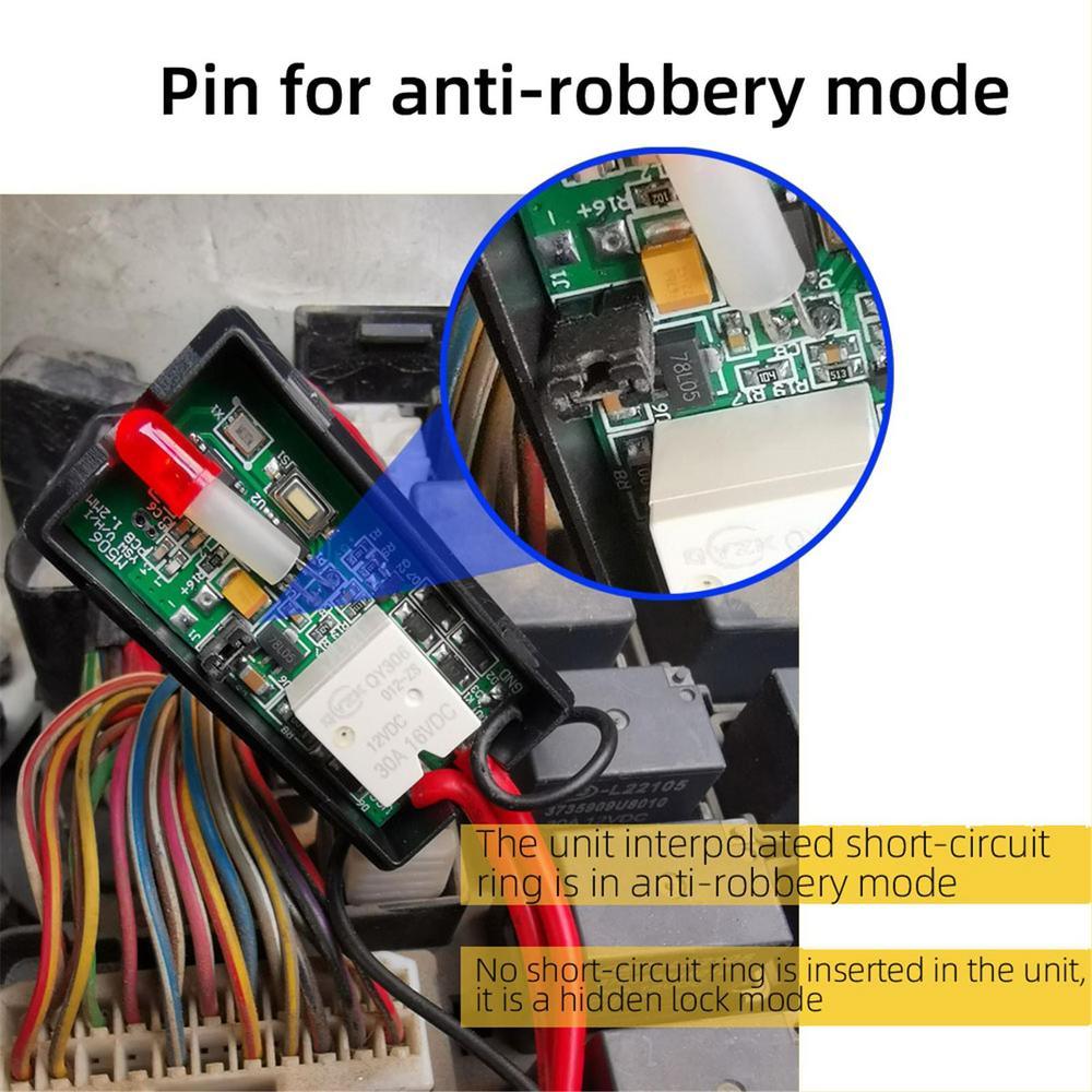 Auto-Sensing Car Immobilizer System - Anti-Theft Engine Lock with Anti-Hijacking Feature - KinglyDay