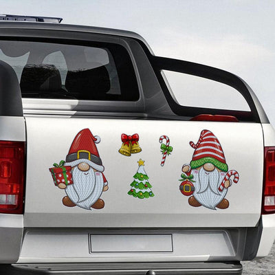 Car Sticker Festival Supplies Luminous Christmas Refrigerator Magnets Sticker Party Props Creative Crafts for Automobile Offices - KinglyDay