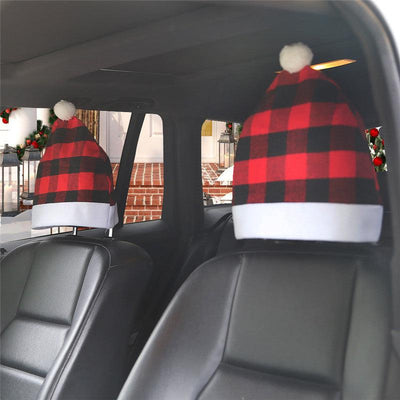Christmas Car Chair Cover Merry Christmas Decorations for Car Navidad 2022 Xmas Decor Gifts Happy New Year 2023 Kerst Natale - KinglyDay