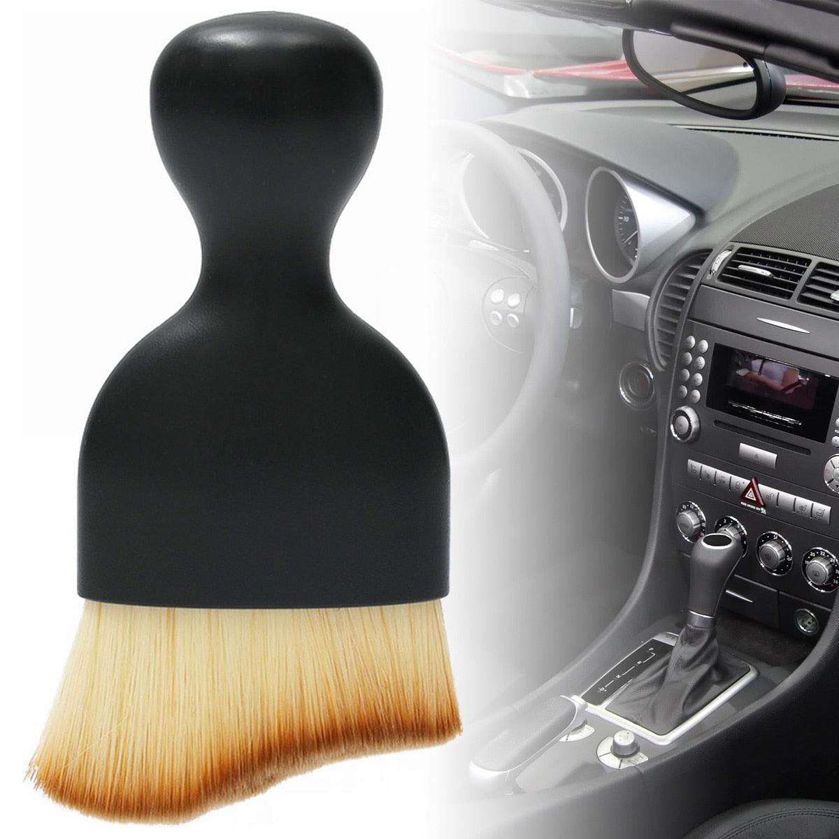 Car Interior Cleaning Soft Brush Dashboard Air Outlet Gap Dust Removal Detailing Brush Clean Tools Auto Maintenance - KinglyDay