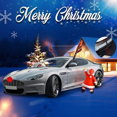 LED Illuminated Antlers Car Decoration Cute Christmas Decor Three Lighting Modes Christmas Supplies Car Reindeer Antlers Doffer - KinglyDay