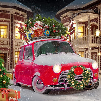 LED Illuminated Antlers Car Decoration Cute Christmas Decor Three Lighting Modes Christmas Supplies Car Reindeer Antlers Doffer - KinglyDay