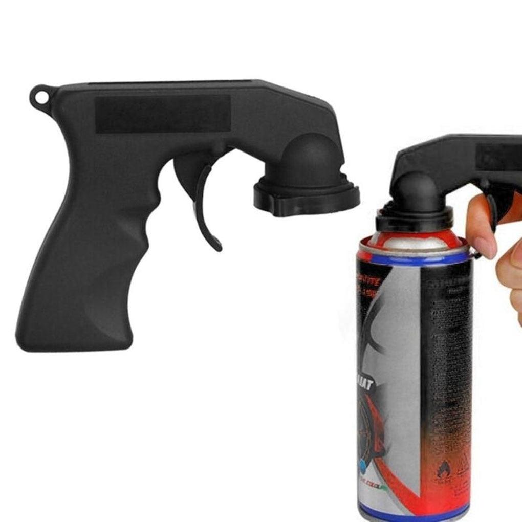 Spray Adaptor Paint Care Aerosol Spray Gun Handle with Full Grip Trigger Locking Collar Car Maintenance Painting Paint Tool - KinglyDay