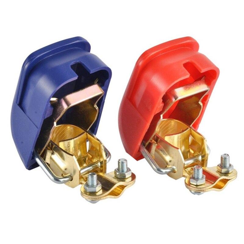 Universal 1 Pair 12V Quick Release Battery Terminals Clamps for Car Caravan Boat Motorcycle Car-styling Car Accessories - KinglyDay