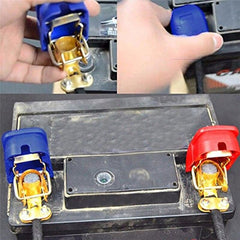 Universal 1 Pair 12V Quick Release Battery Terminals Clamps for Car Caravan Boat Motorcycle Car-styling Car Accessories - KinglyDay