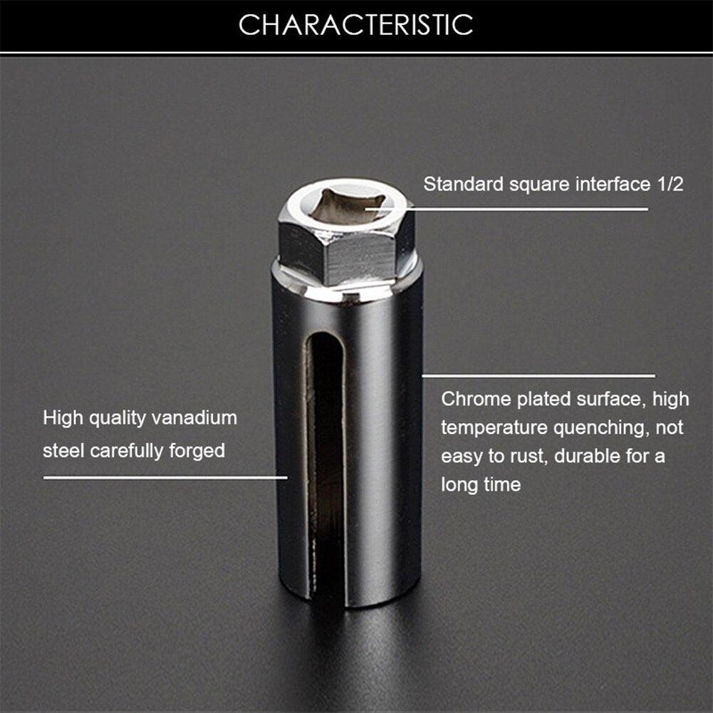 Universal 22mm 1/2" Drive Car Lambda Oxygen Sensor Socket Wrench Removal Installation Tool Professional Car Accessories - KinglyDay