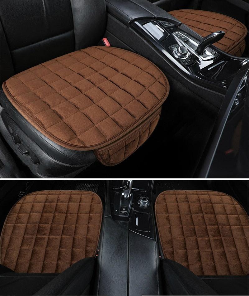 Universal Winter Warm Car Seat Cover Cushion Anti-slip Front Chair Seat Breathable Pad Car Seat Protector Seat Cover Accessories - KinglyDay