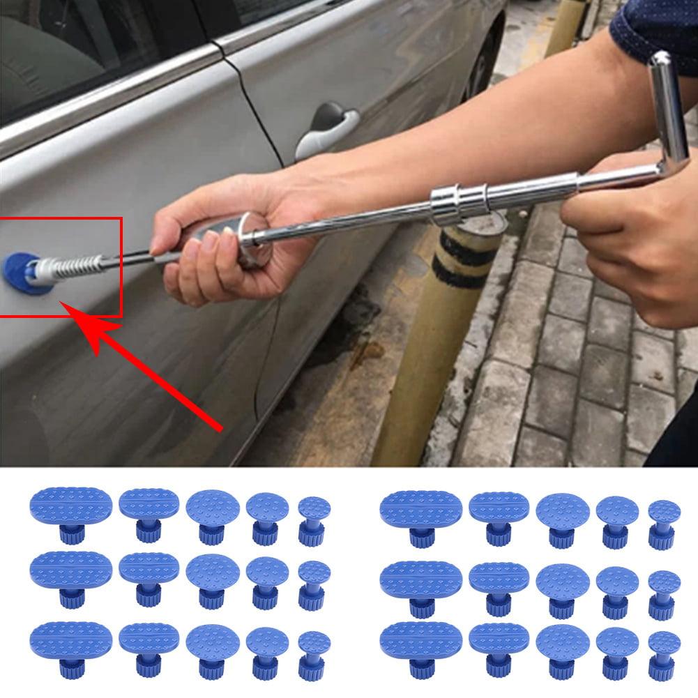 30pcs Car & Motorcycle Dent Repair Puller Tabs, Nylon Material, Variety of Shapes & Sizes, T-Bar & Slide Hammer Compatible, Protect Original Paint. - KinglyDay