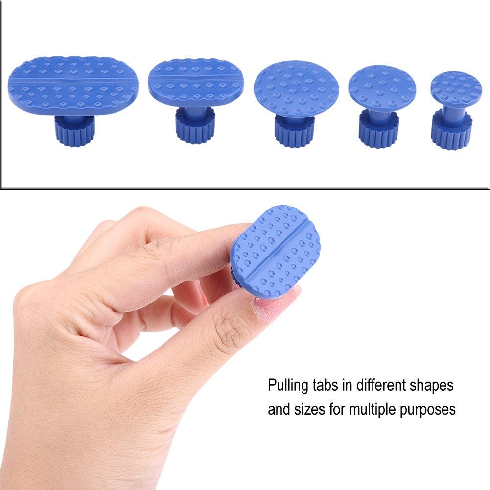 30pcs Car & Motorcycle Dent Repair Puller Tabs, Nylon Material, Variety of Shapes & Sizes, T-Bar & Slide Hammer Compatible, Protect Original Paint. - KinglyDay